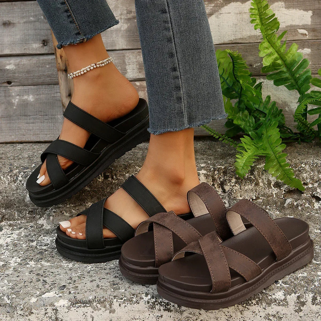 Women's Cross Sandals - Viexta