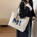 letter-printed-canvas-totes-bags - Viexta