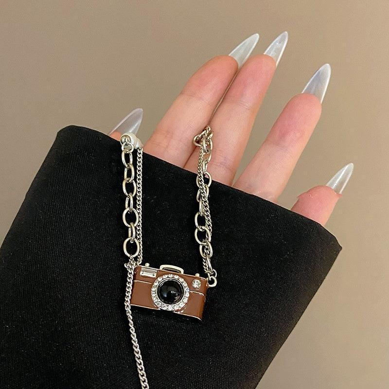 Retro Coffee Color Necklace - Viexta