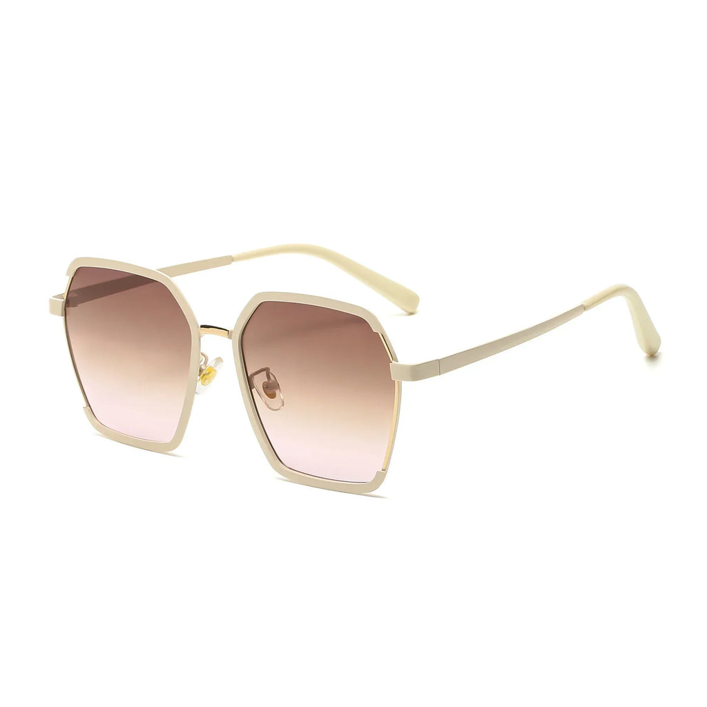ins-vintage-half-frame-sunglasses - Viexta