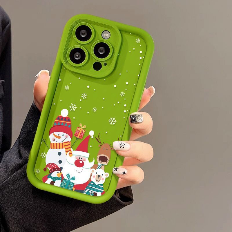 Cute Santa Claus iPhone Frosted Case