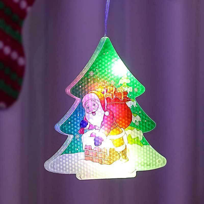 painted-christmas-curtain-lights-holiday-layout-rubber-covered-wire-ambience-light - Viexta