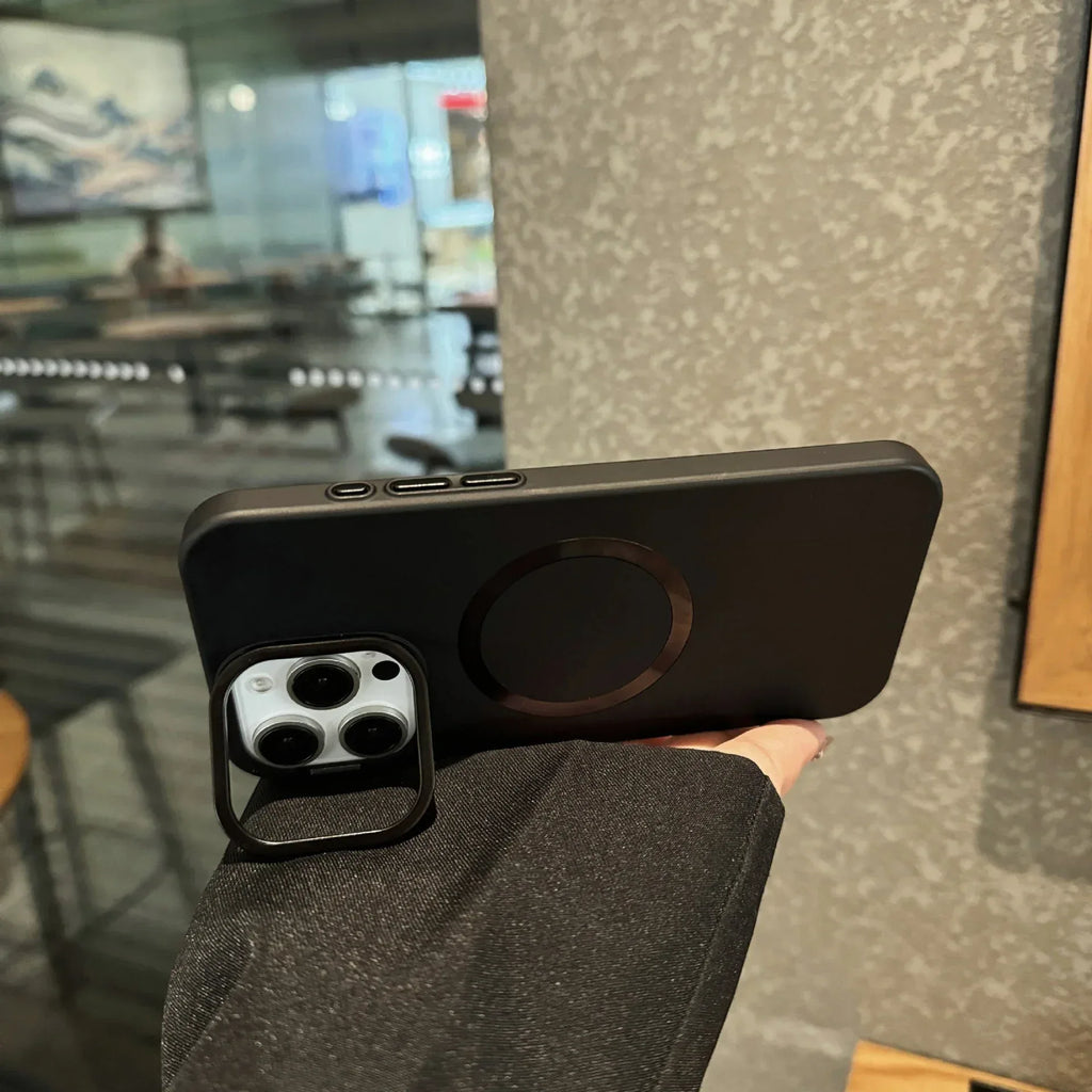 gilding-lens-bracket-shell-iphone-cover - Viexta