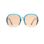 Colorful Large Half Frame Sunglasses