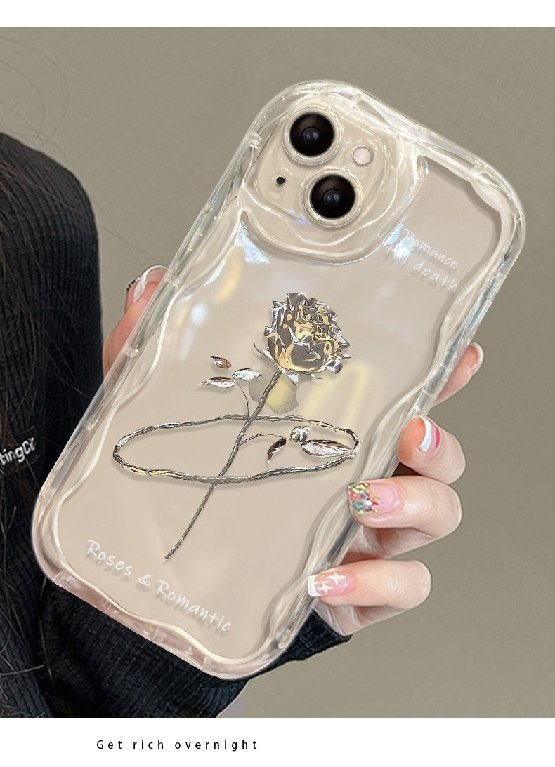 Roses Transparent Silicone iPhone Case