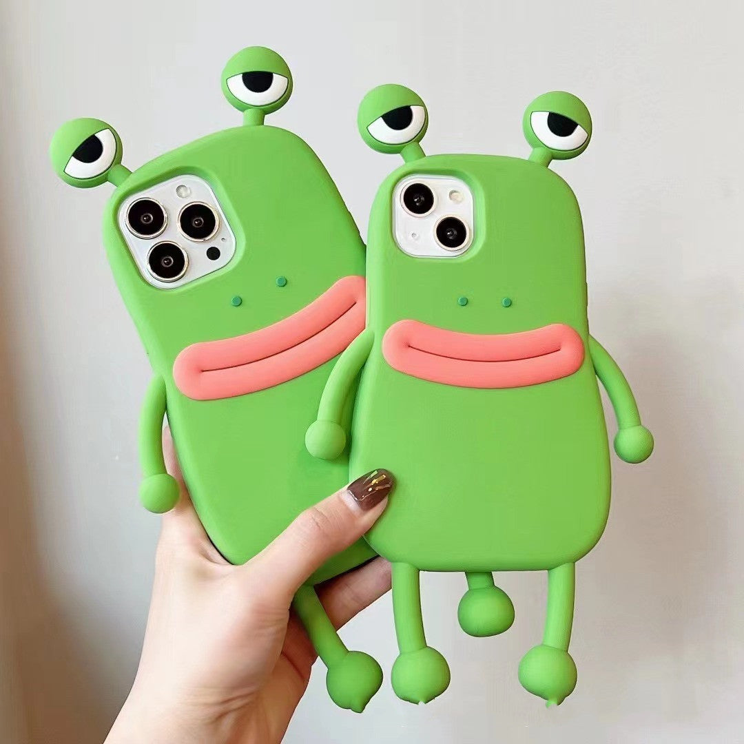 Silicone 3D Frog IPhone Case