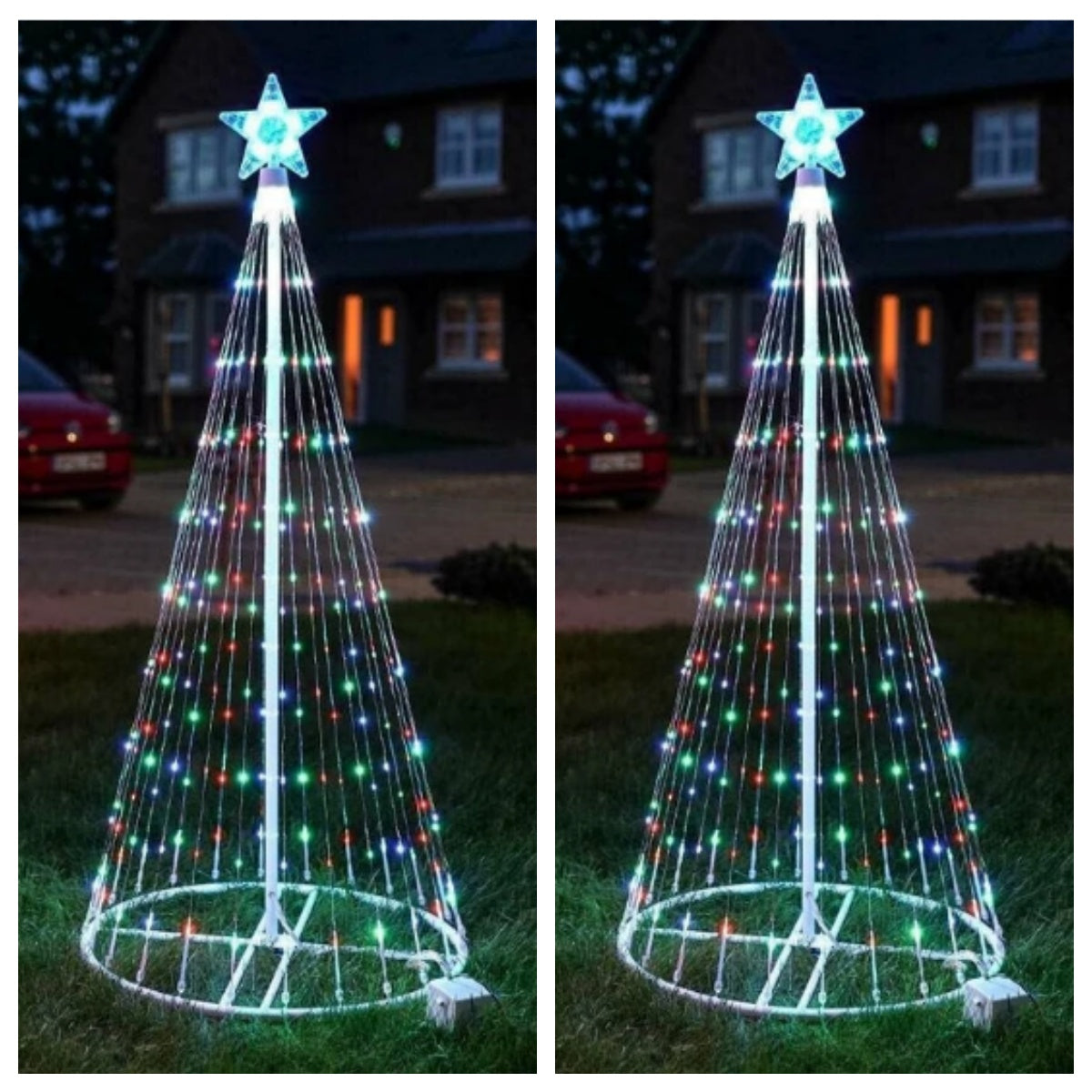 Multi Color LED Animated Outdoor Christmas Tree Lights