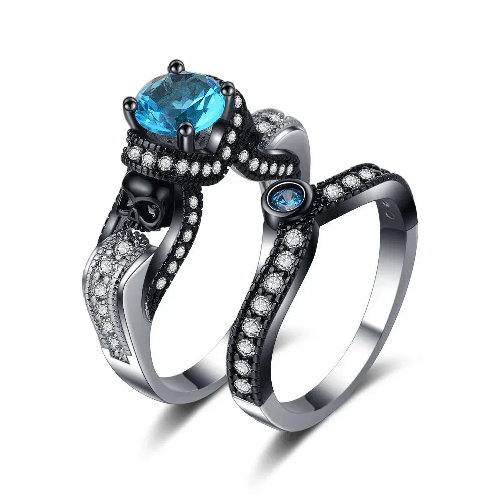 couple-personalized-retro-style-ring - Viexta