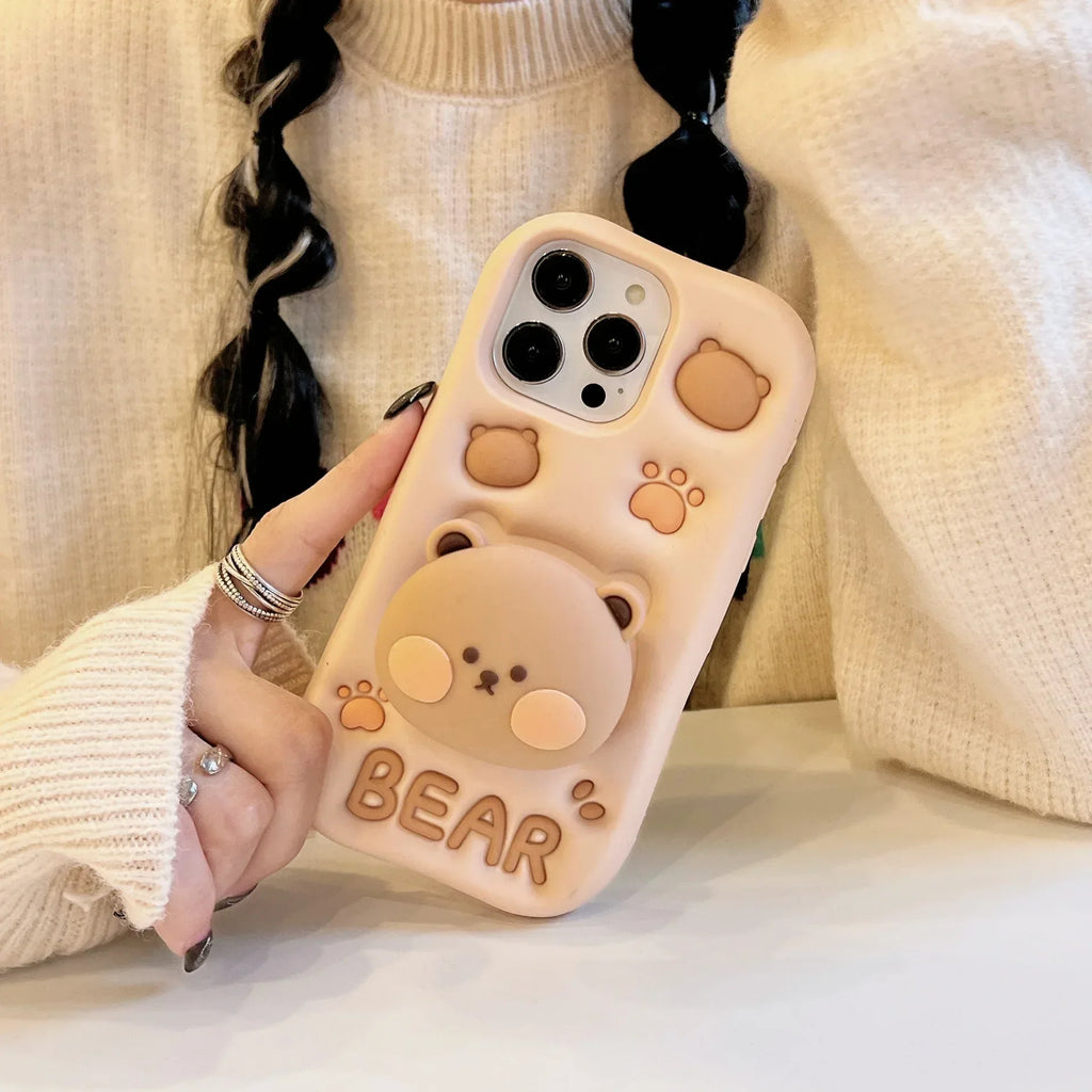 Silicone Bear iPhone Case - Viexta