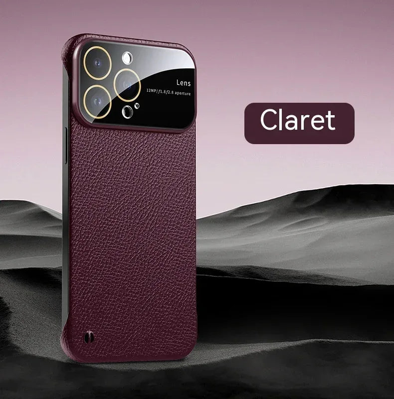Frameless Lychee iPhone Case - Viexta