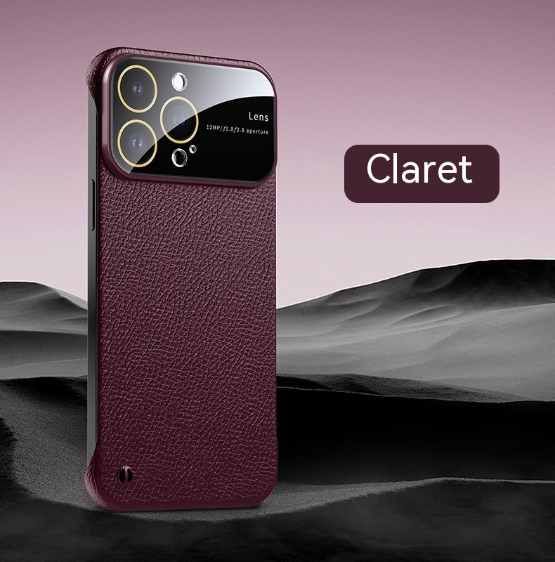 Frameless Lychee iPhone Case