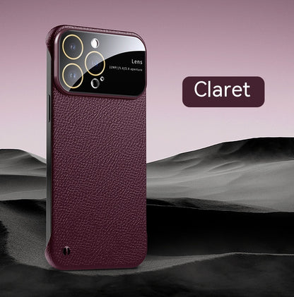 Frameless Lychee iPhone Case