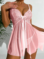 lace-lingerie-see-through-nightdress - Viexta