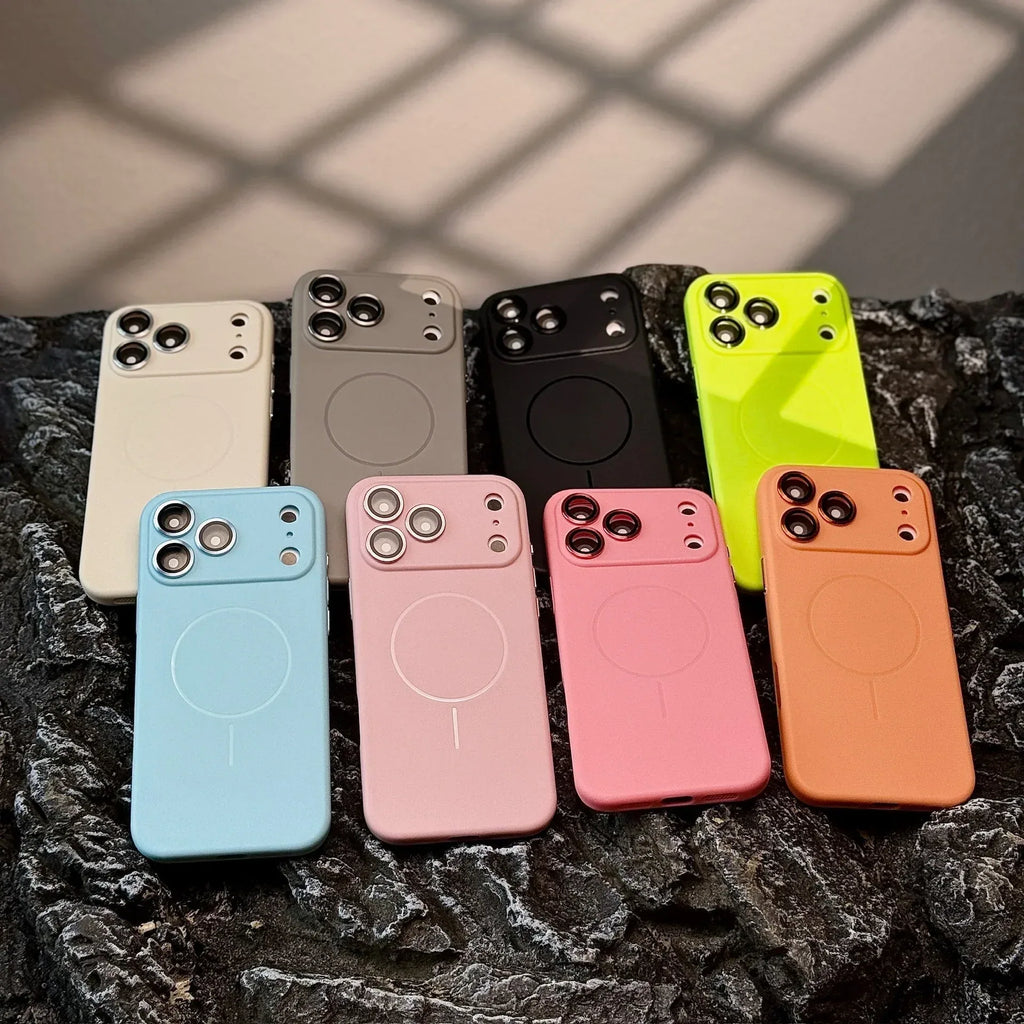 Frosted Skin Magnetic Suction iPhone Case - Viexta