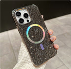 Rhinestone Electroplating Protective Sleeve iPhone Case