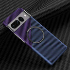 Wireless Charger PC Carbon Fiber Pattern Magnetic Pixel Case - Viexta