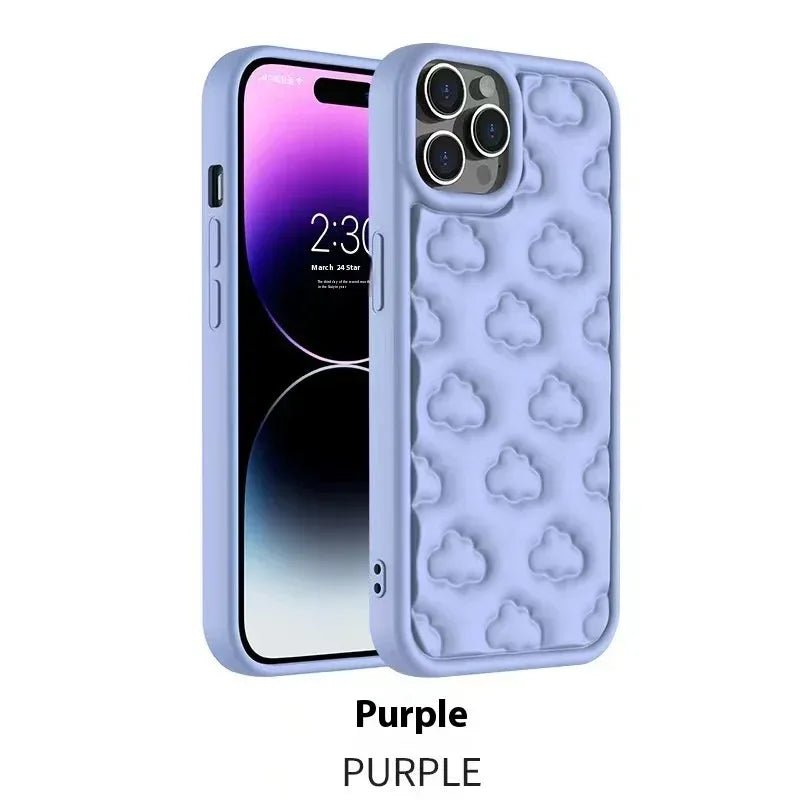 Three-dimensional Cloud iPhone Case - Viexta
