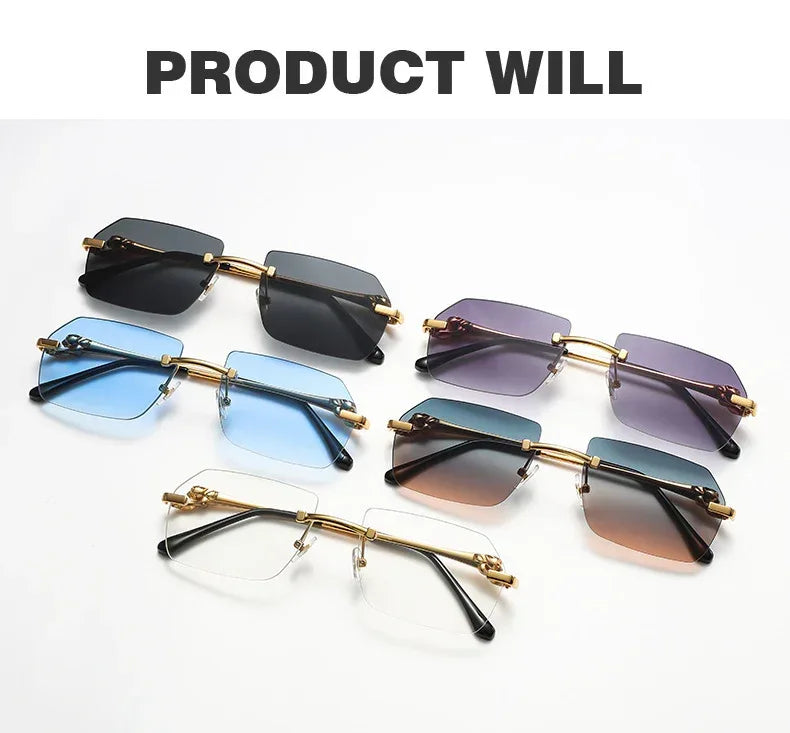 Frameless Trimming Head Sunglasses - Viexta