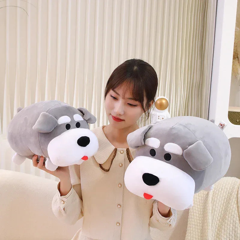 Soft Lying Schnauzer Plush Toys - Viexta
