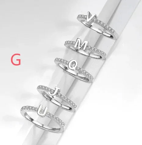 s925-sterling-silver-micro-inlaid-letters-ring - Viexta