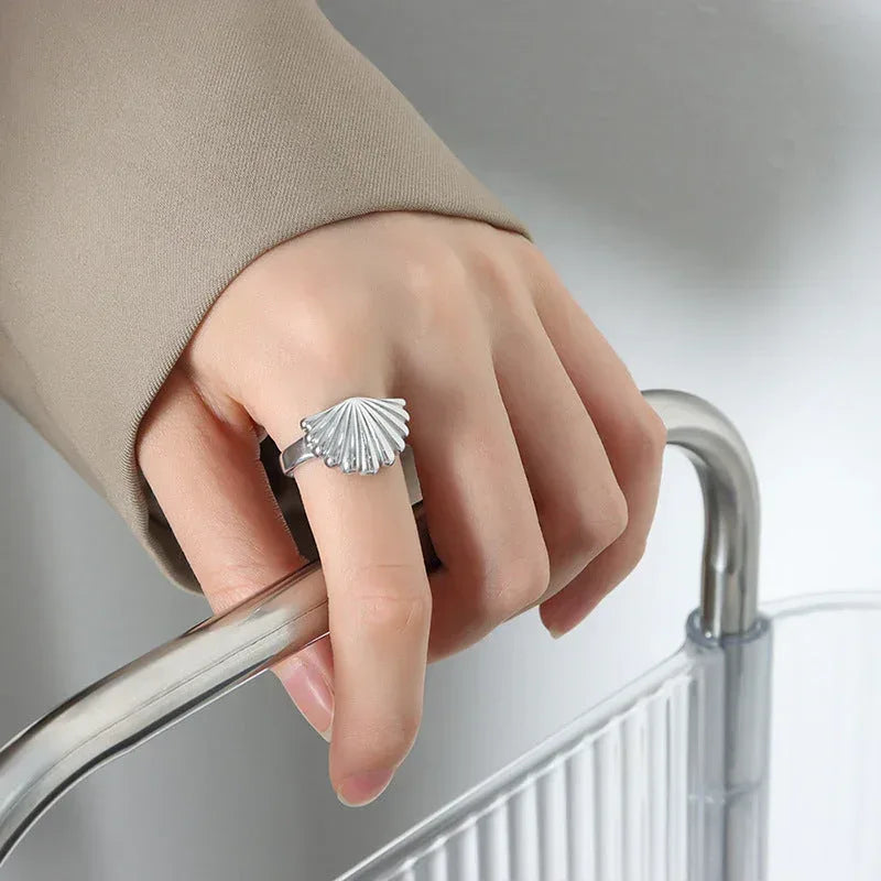 ocean-shell-scallop-ring - Viexta