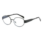 Women's Metal Retro Oval Sunglasses - Viexta