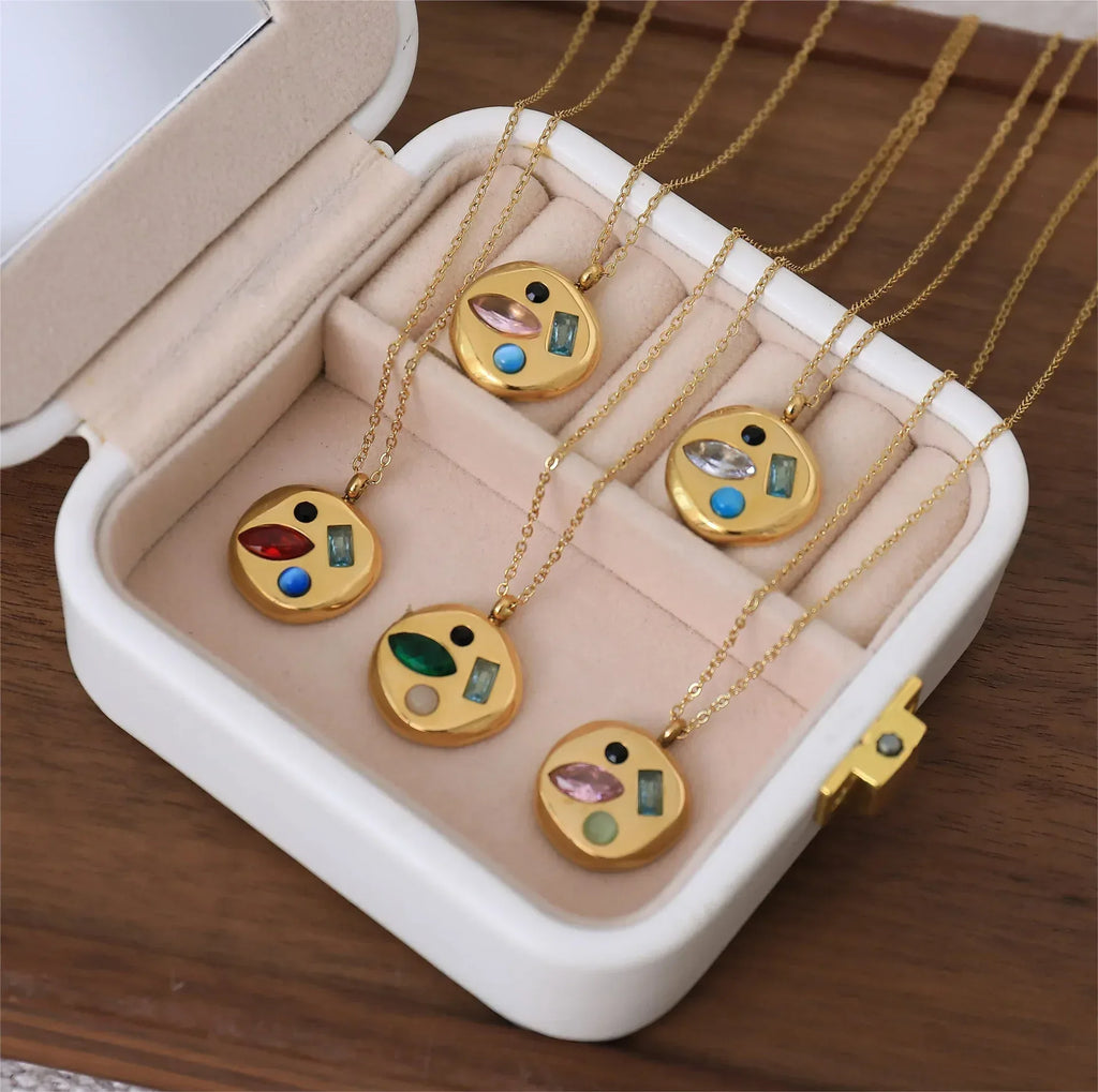 colorful-zircon-necklace - Viexta