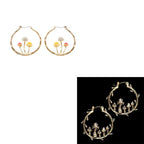 Trendy Vintage Mushroom Hoops - Viexta