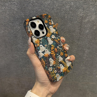 Skull Jelly Frosted Glossy iPhone Case