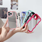 Silicone Niche Cloud Wave iPhone Case