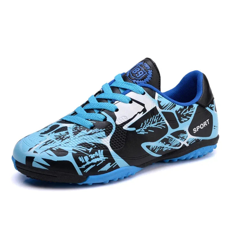Soccer Shoes Low-top Leather Surface Sneakers - Viexta
