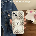 Polka Dot West Highland iPhone Case - Viexta