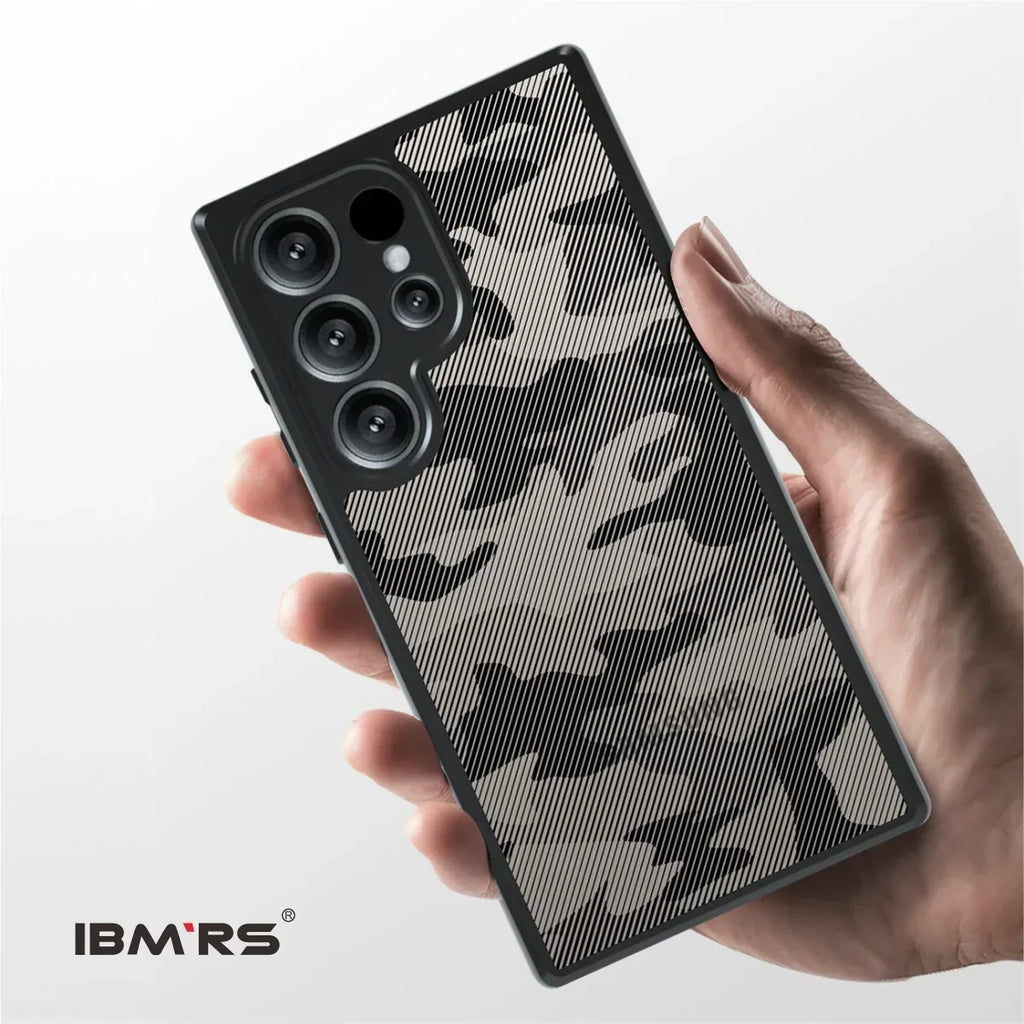Camouflage Transparent Phone Case for Samsung S24 Ultra - Viexta