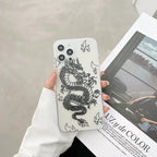 Chinese Dragon Transparent iPhone Case - Viexta