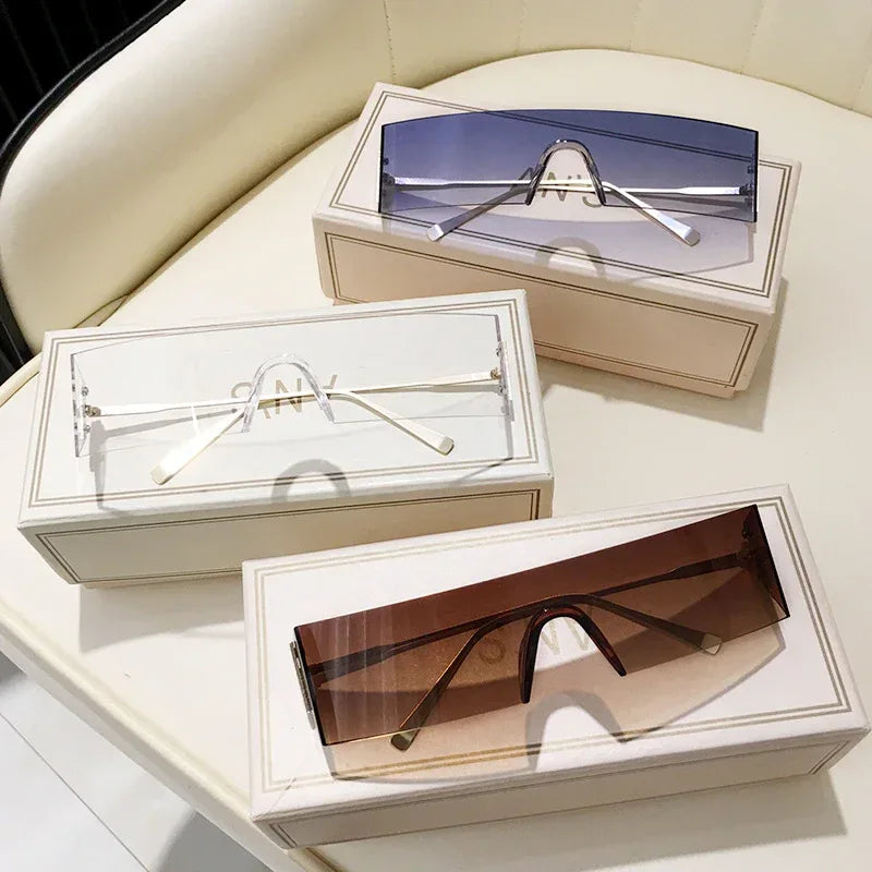 Borderless Ins Net Red Sunglasses - Viexta