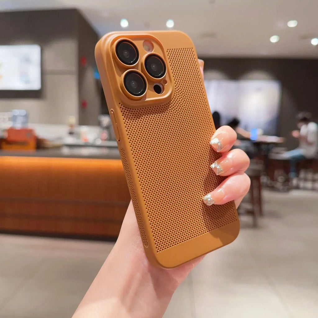 Ultra-thin Heat Dissipating Mesh Shell IPhone Case - Viexta