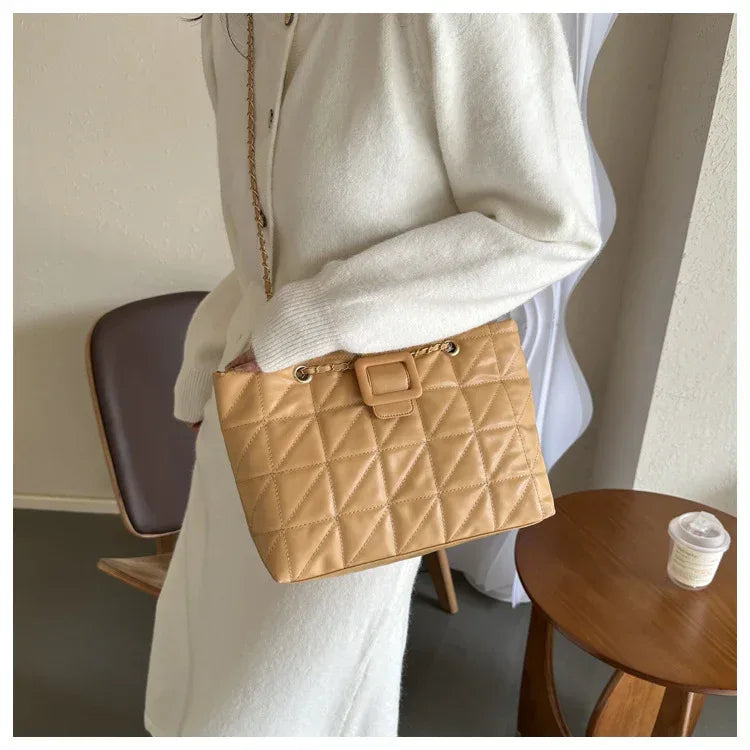 New Trendy Chic Chanel-style Rhombus Bag - Viexta