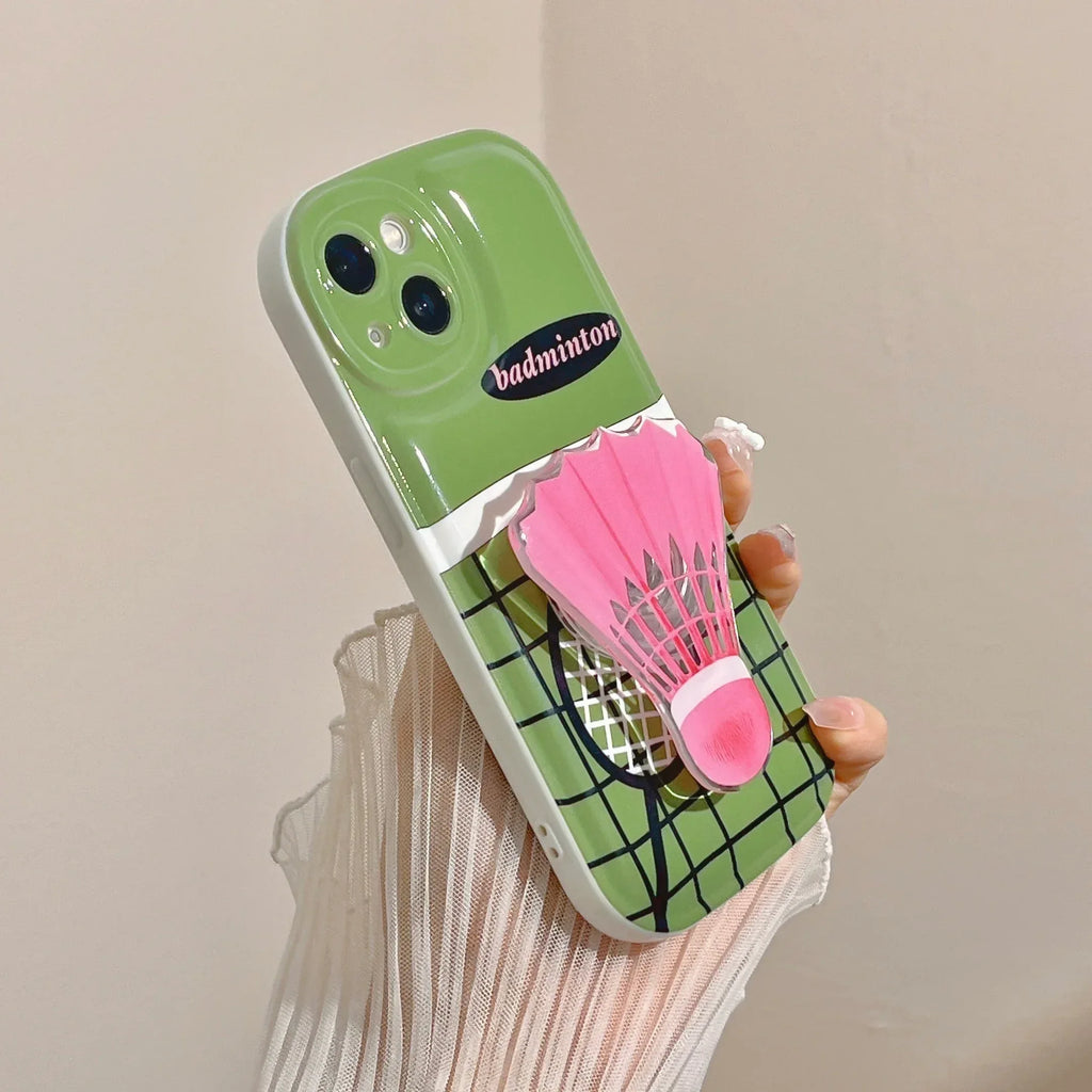Badminton Bracket iPhone Case - Viexta
