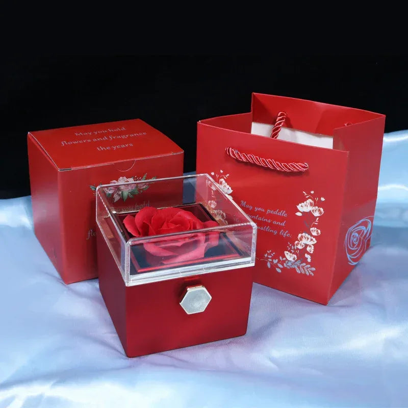 rotating-soap-flower-rose-gift-box - Viexta