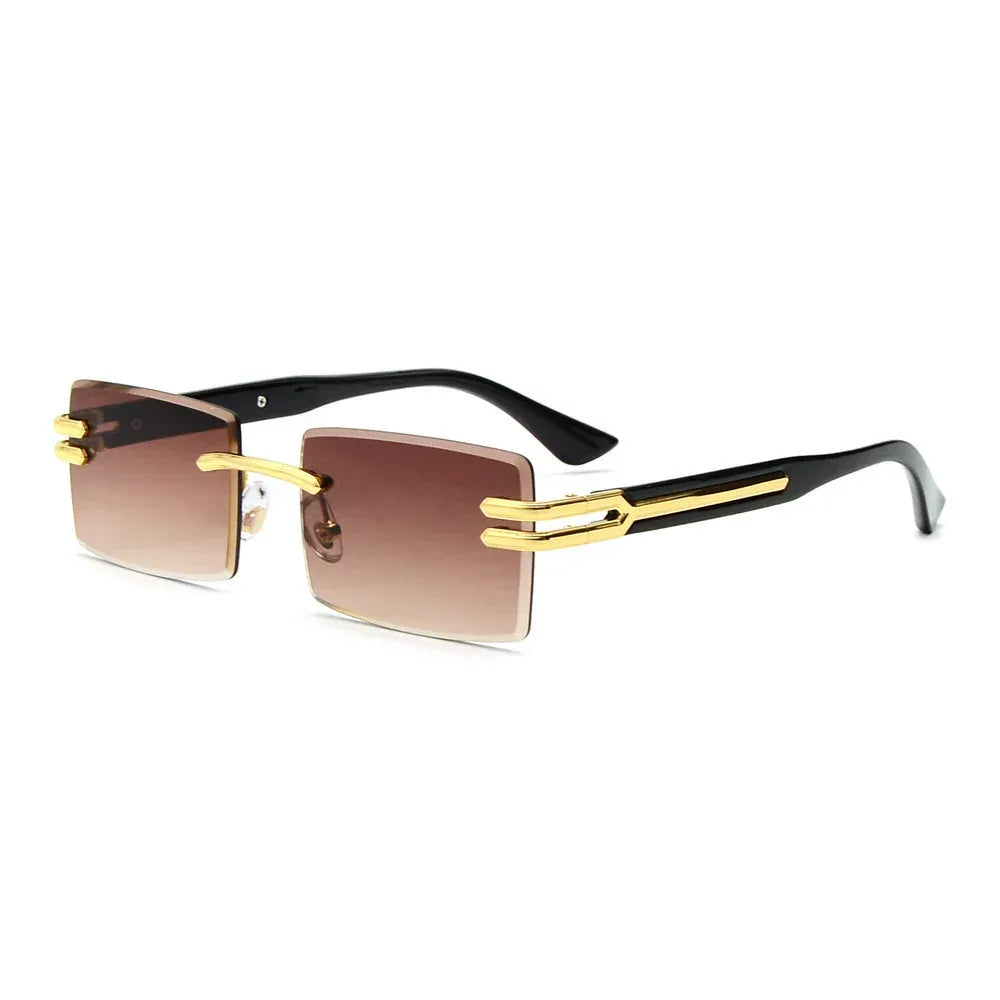 Square Fashion Sunglasses With UV Protection - Viexta