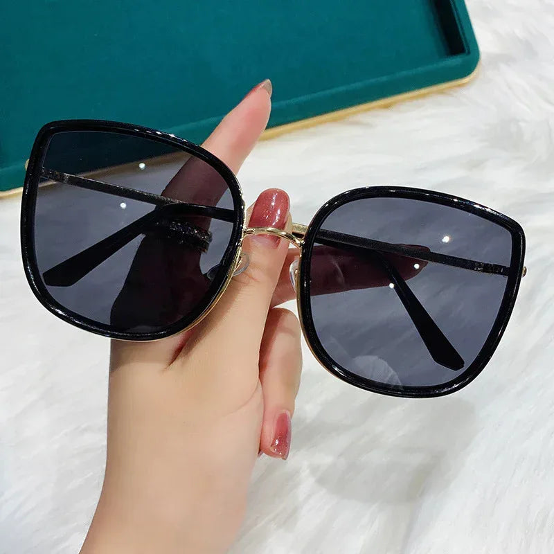 Harajuku Vintage Square Anti UV Solar Glasses - Viexta