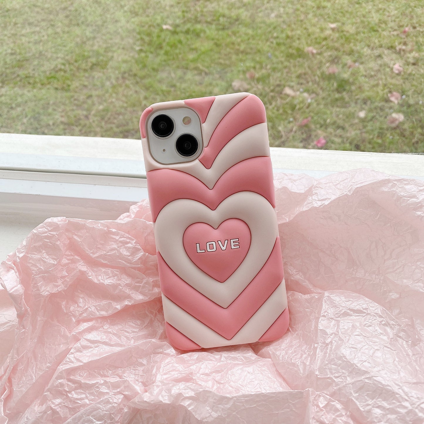 Love Silicone iPhone Case