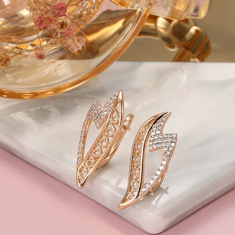 micro-set-zircon-earring - Viexta