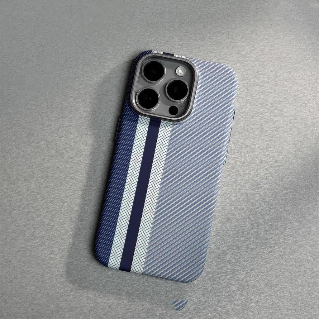 Kevlar Pattern Magnetic Hard Shell iPhone Cover - Viexta