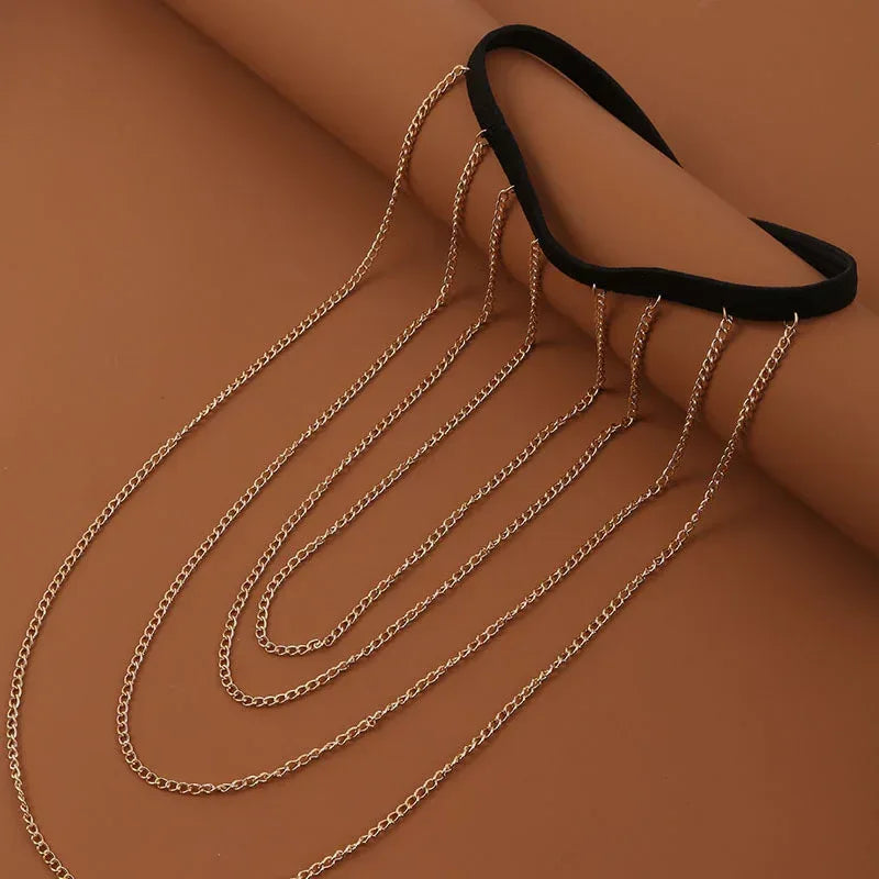Multilayer Elastic Thigh Chain - Viexta