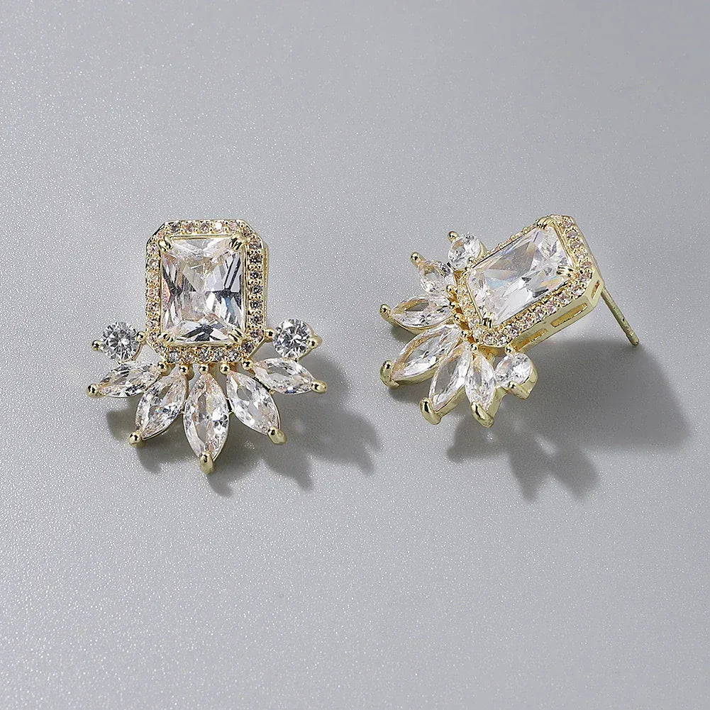 Inlaid Zirconium Stud - Viexta