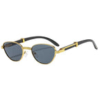 Women's Retro Oval Frame UV-proof Sunglasses - Viexta