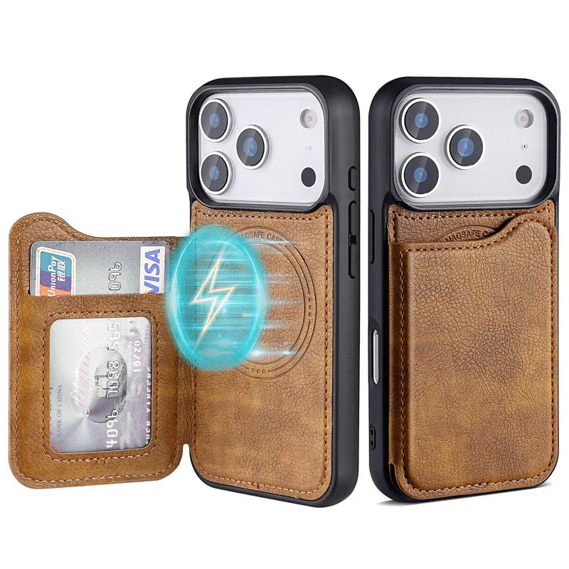Home Magnetic Leather iPhone Case - Viexta