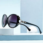 Diamond Metal Hinge Fox Head Sunglasses - Viexta