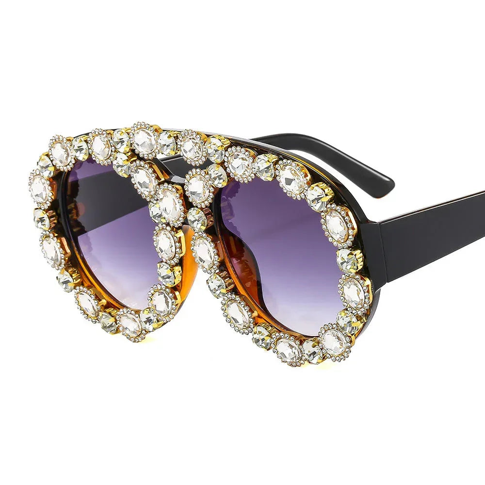 double-beam-one-piece-large-frame-sunglasses - Viexta
